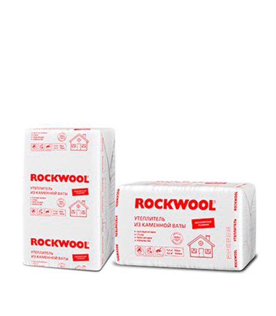 Утеплитель Rockwool Эконом 50х600х1000 мм 7,2 кв.м 1897 - фото 4906