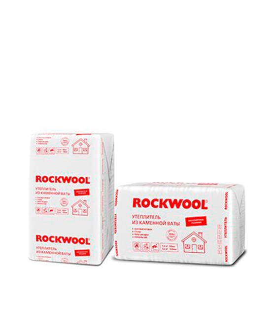 Утеплитель Rockwool Эконом 100х600х1000 мм 3,6 кв.м 1903 - фото 4926