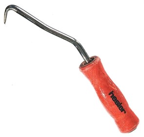 Крюк для вязки арматуры Hesler с деревянной ручкой стальной